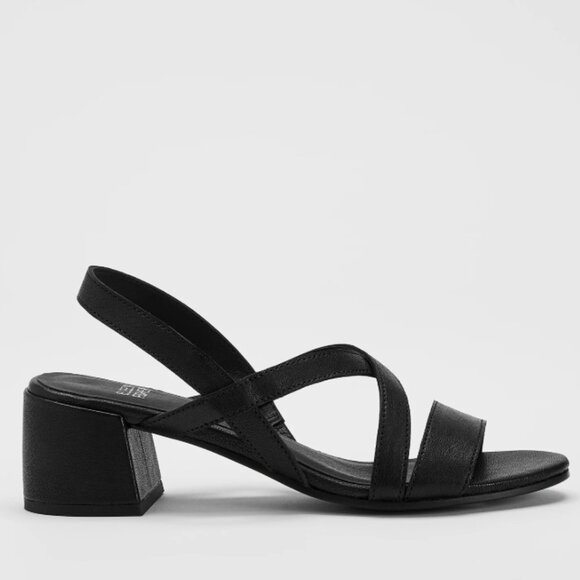 Eileen Fisher Black Sandals - Picture 1 of 7